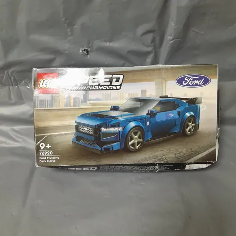 LEGO SPEED CHAMPIONS FORD MUSTANG DARK HORSE SPORTS CAR 