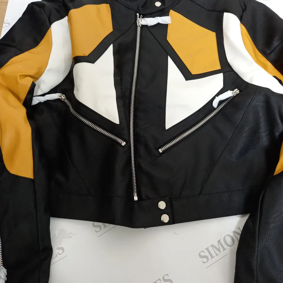 PLT SIZE 8 LEATHER JACKET