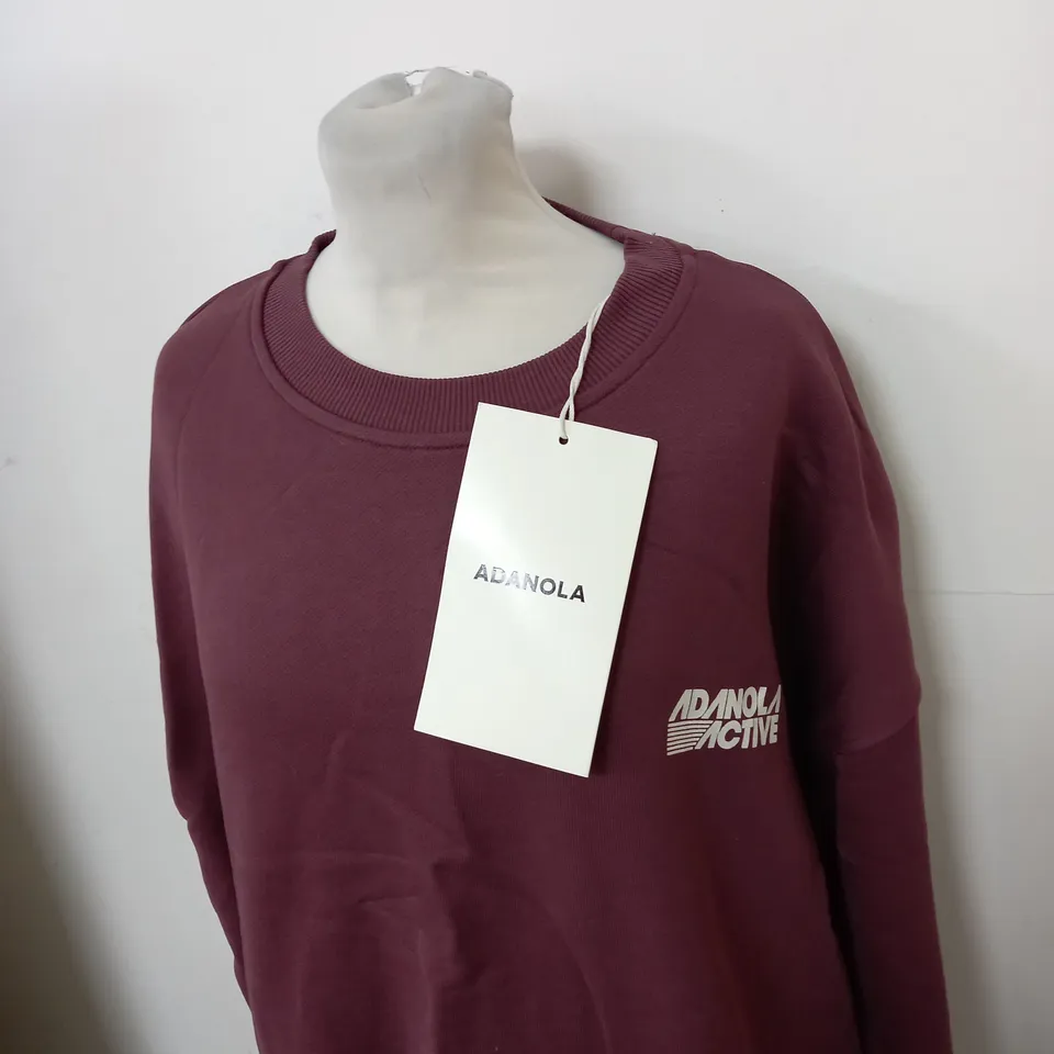 ADANOLA RETRO SPORT OVERSIZED SWEATSHIRT SIZE XL