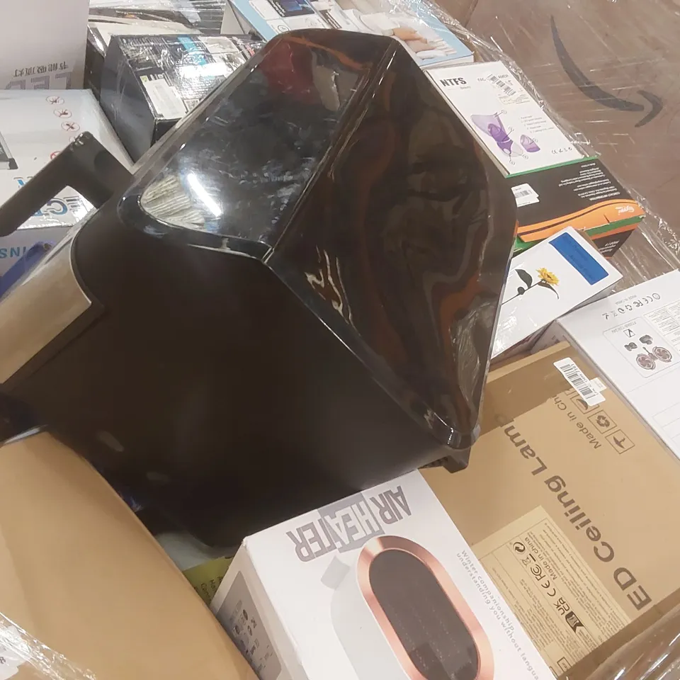 PALLET CONTAINING A VERY LARGE QUANTITY OF ASSORTED ITEMS INCLUDING: AIRFRYER, INSECT KILLER, AIR HEATER, LED CEILING LAMP ECT