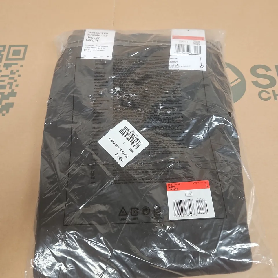 NIKE BLACK CUFFED JOGGER SIZE L 