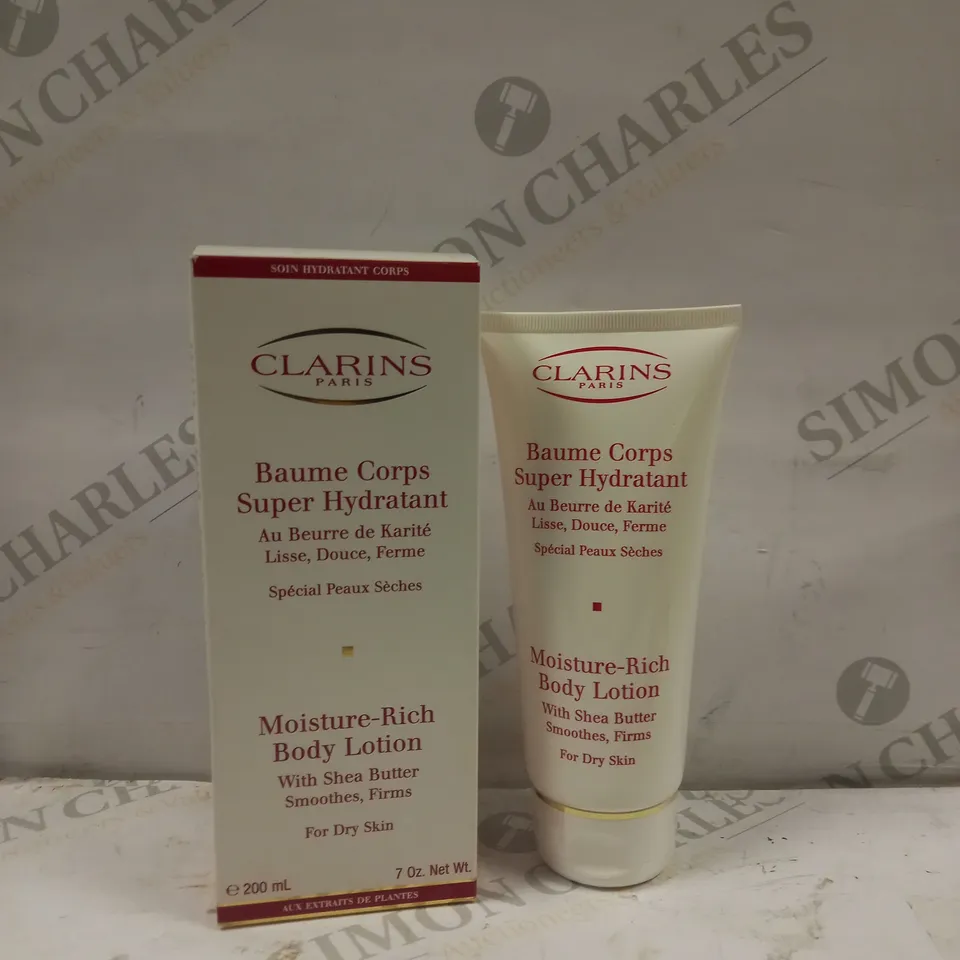CLARINS MOISTURE-RICH BODY LOTION WITH SHEA BUTTER, 200ML 