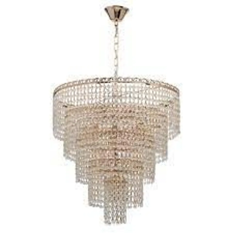 BOXED ACEVEDO 10-LIGHT CRYSTAL CHANDELIER
