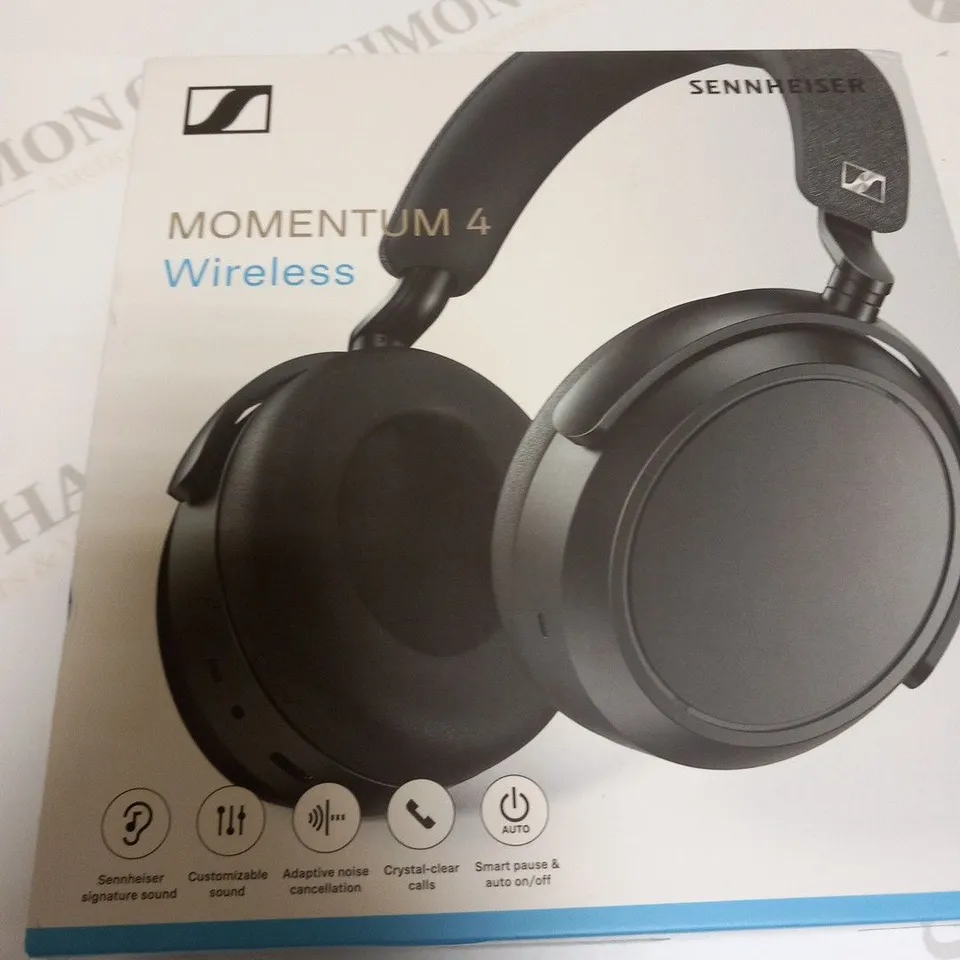 BOXED SENNHEISER MOMENTUM 4 WIRELESS HEADPHONES