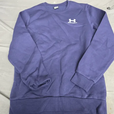 UNDER ARMOUR JUMPER IN NAVY - SMALL