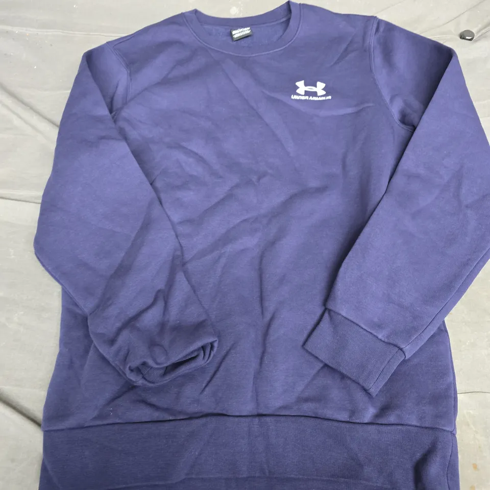 UNDER ARMOUR JUMPER IN NAVY - SMALL