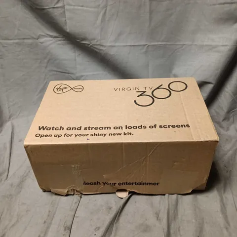 VIRGIN TV 360 SET-TOP BOX WITH REMOTE AND POWER PACK