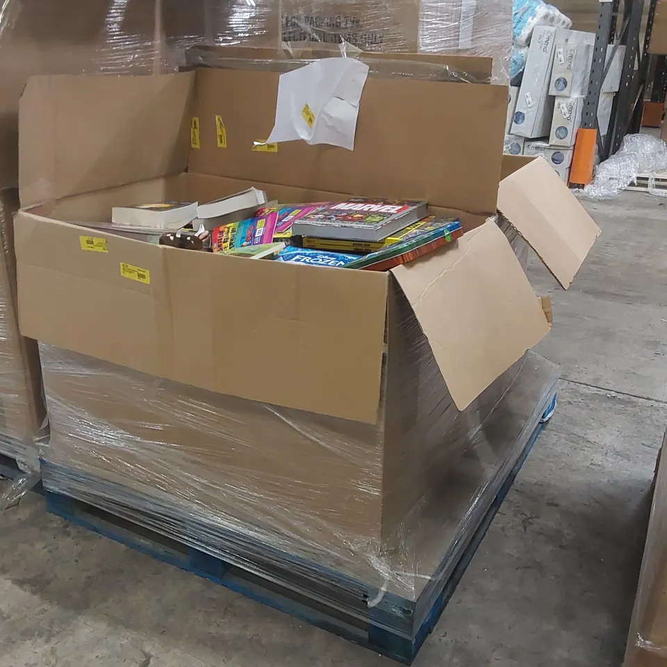 PALLET CONTAINING A LARGE QUANTITY OF ASSORTED CHILDREN'S BOOKS AND RELATED ITEMS 
