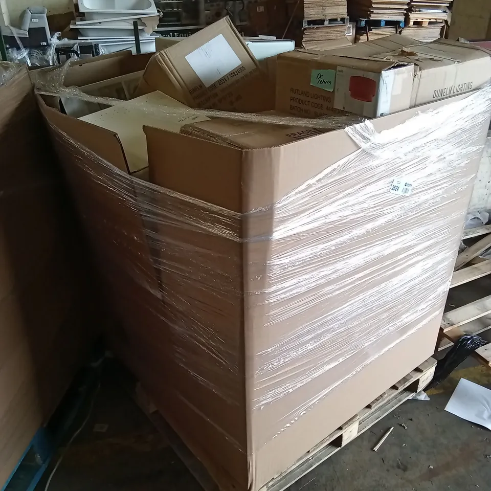 PALLET OF APPROXIMATELY 20 ASSORTED INDOOR LIGHTING PRODUCTS