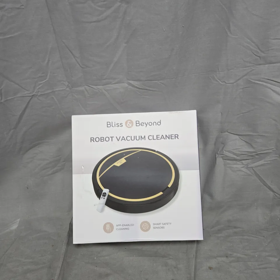BLISS & BEYOND ROBOT VACUUM CLEANER – BOXED