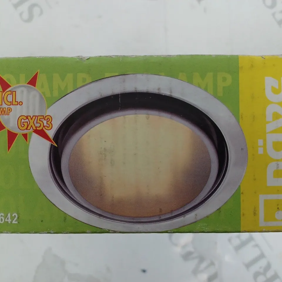 BOXED NAEVE LEUCHTEN CEILING LIGHT WITH ENERGY SAVING BULB 1XGX53 METAL/CHROME