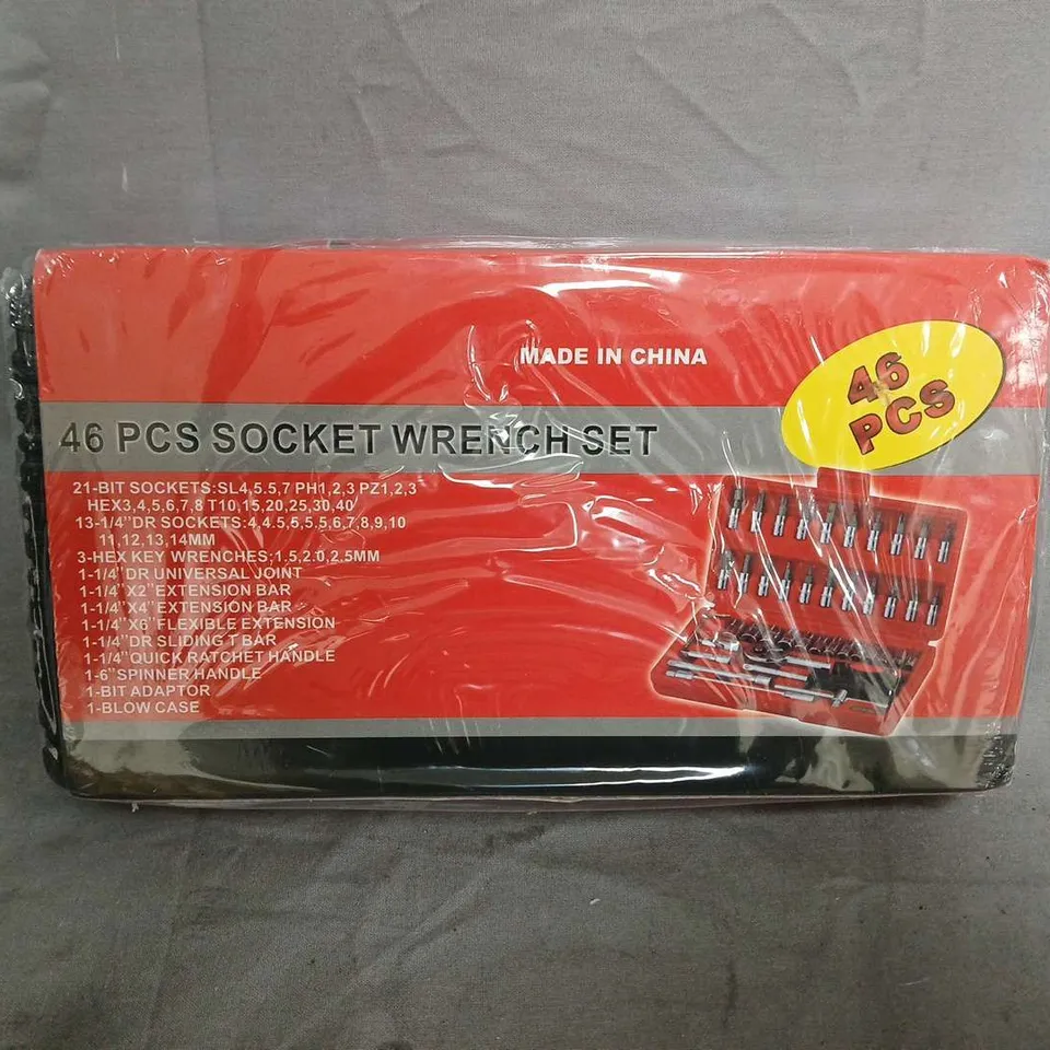 SEALED 46 PIECE SOCKET WRENCH SET