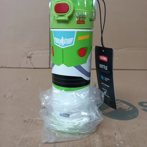 THERMOS DISNEY TOY STORY KIDS' WATER BOTTLE – GREEN WITH CARRY STRAP