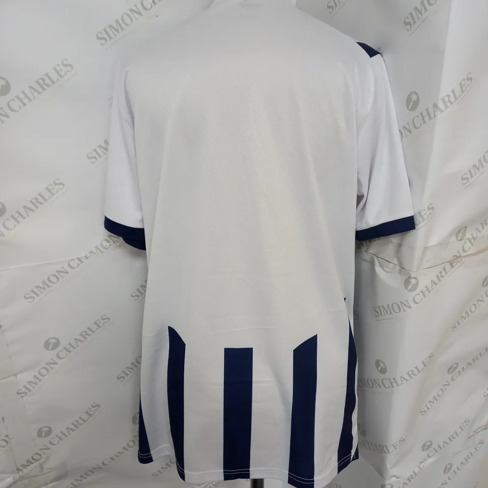 PUMA WEST BROMWICH ALBION HOME SHIRT IN NAVY/WHITE SIZE M