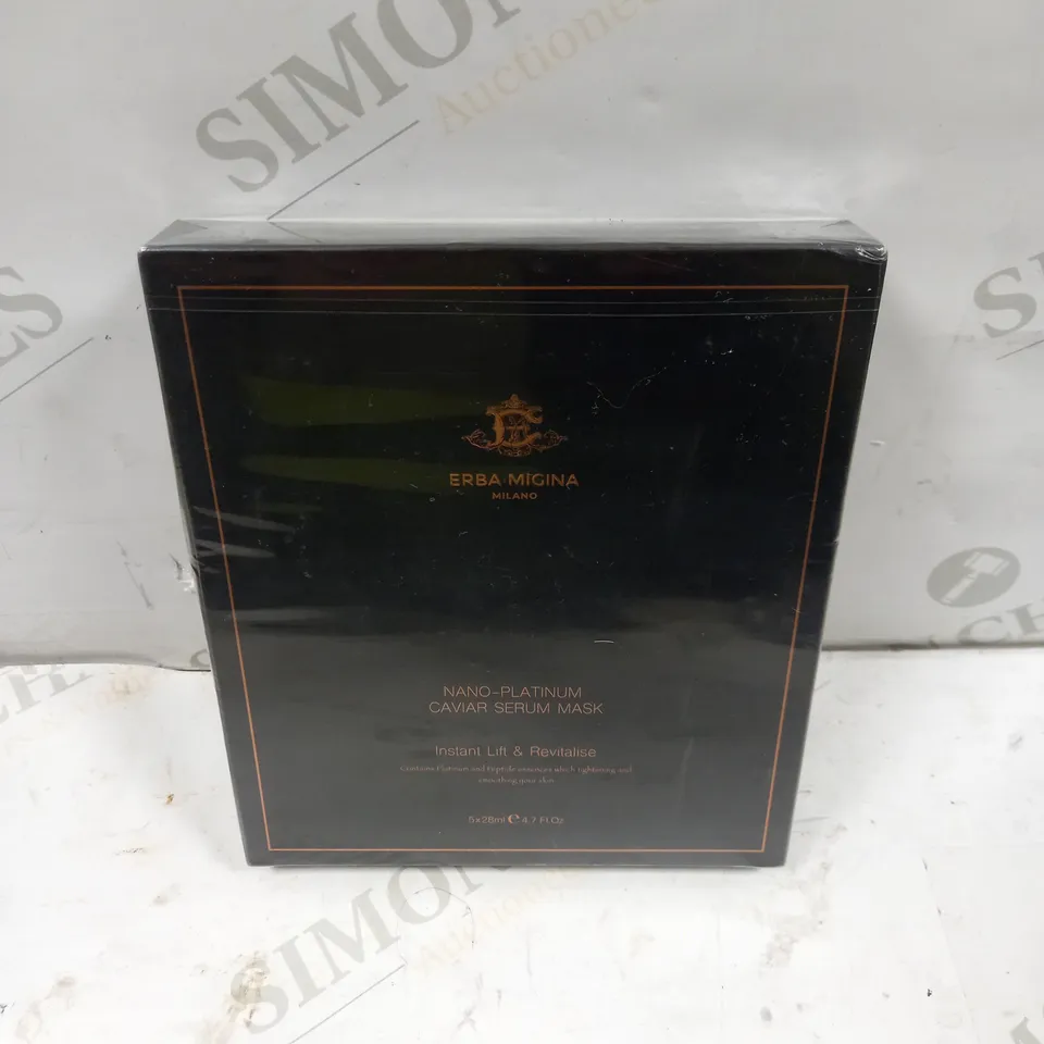 SEALED ERBA NANO-PLATINUM CAVIAR SERUM MASK