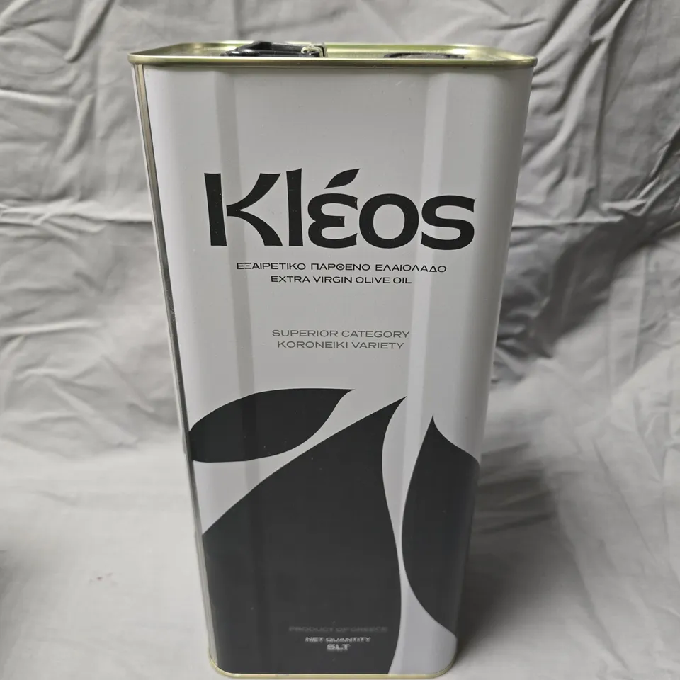 SEALED KLEOS EXTRA VIRGIN OLIVE OIL - 5L