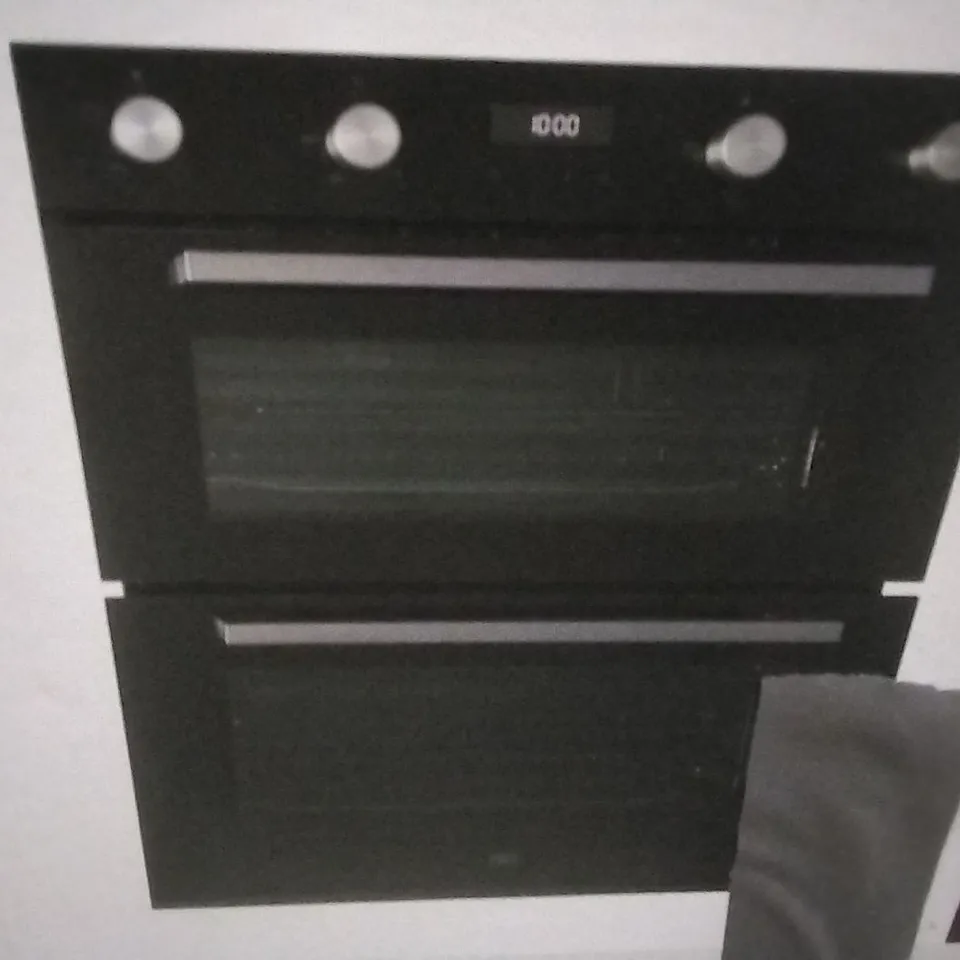 BOXED 60CM BLACK FINISH BUILT UNDER DOUBLE OVEN CLBUDO89