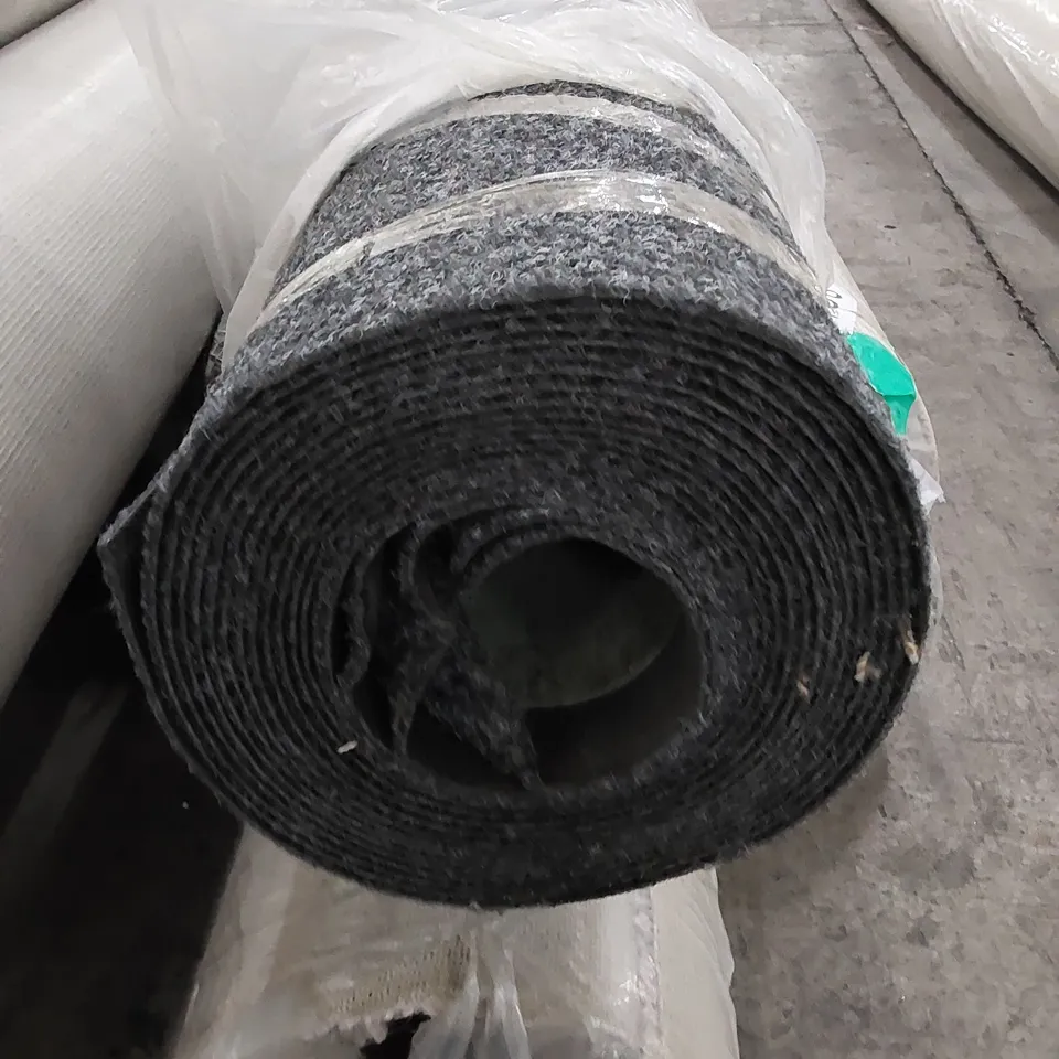 ROLL OF QUALITY TROJAN DK GREY CARPET // SIZE: APPROXIMATELY 10 X 4M
