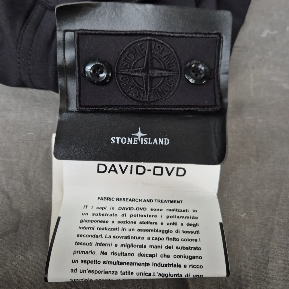 STONE ISLAND BLACK TRACK PANTS – XXL