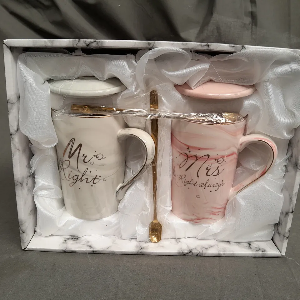 SET OF 2  PERSONALISED COFFEE CUP SET
