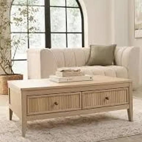 BOXED LINDLEY COFFEE TABLE - OAK (1 BOX)