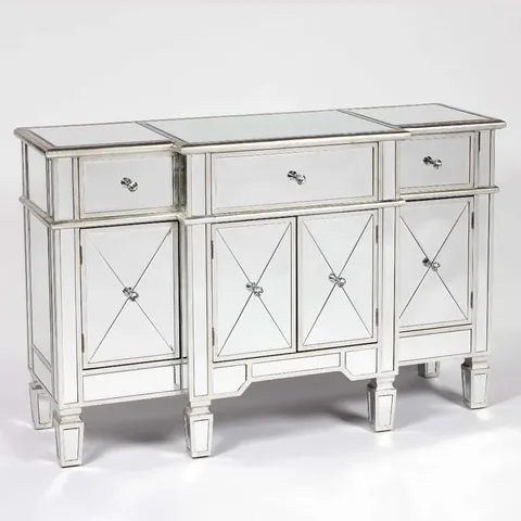 BOXED ADELAIDA 120cm WIDE 3 DRAWER SIDEBOARD (1 BOX)