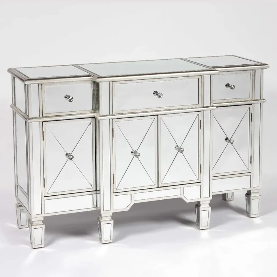 BOXED ADELAIDA 120cm WIDE 3 DRAWER SIDEBOARD (1 BOX)