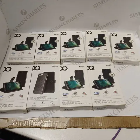 LOT OF 9 XQISIT WALLET CASE EMAN FOR MULTIPLE SIZES