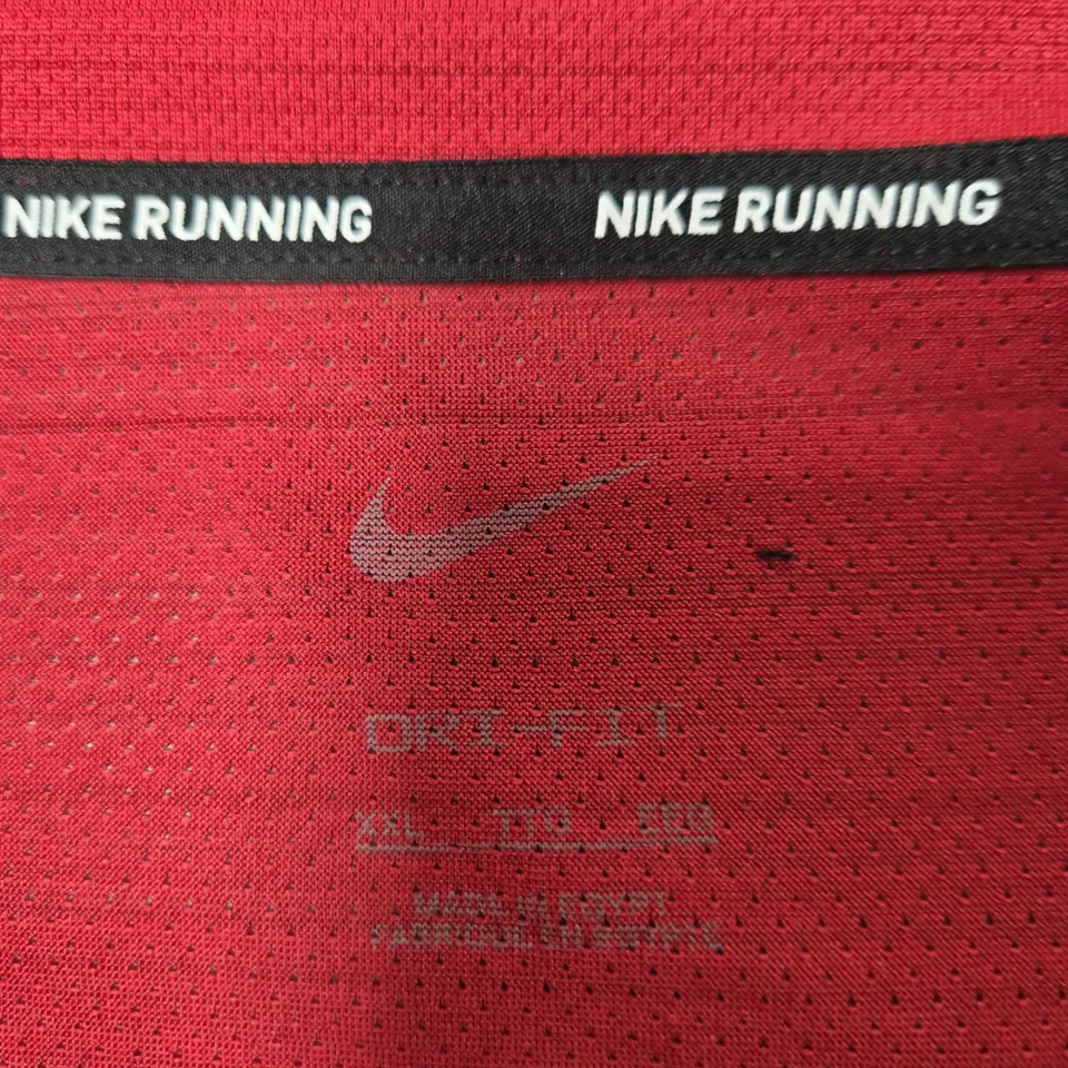 NIKE RUNNING RED SPORTS TOP - SIZE XXL