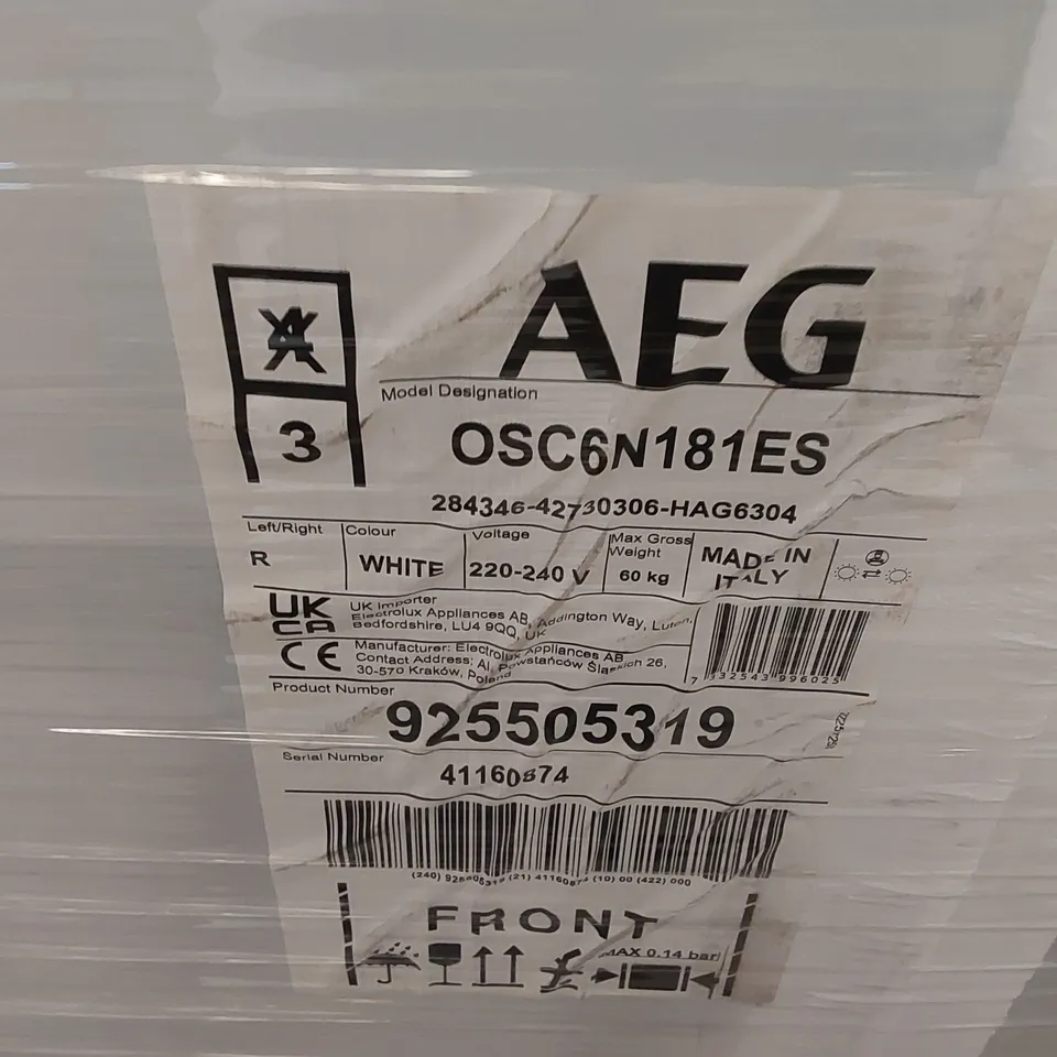 AEG TWINTECH OSC6N181ES 6000 INTEGRATED 70/30 FRIDGE FREEZER - SLIDING HINGE RRP £584