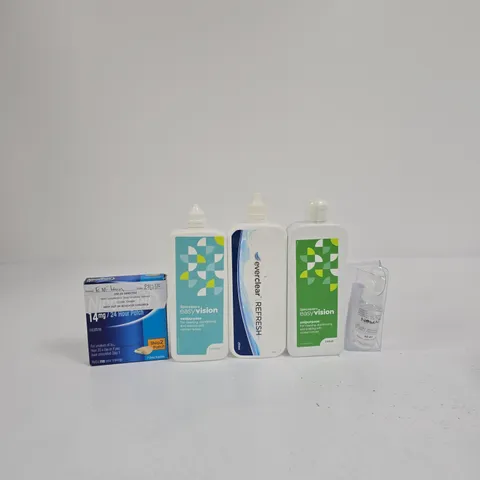 TOTE OF APPROXIMATELY 10 ASSORTED ITEMS INCLUDING SPECSAVERS EASY VISION 240ML, SPEC SAVERS EASY VISION 250ML AND EVERCLEAR REFRESH 250ML
