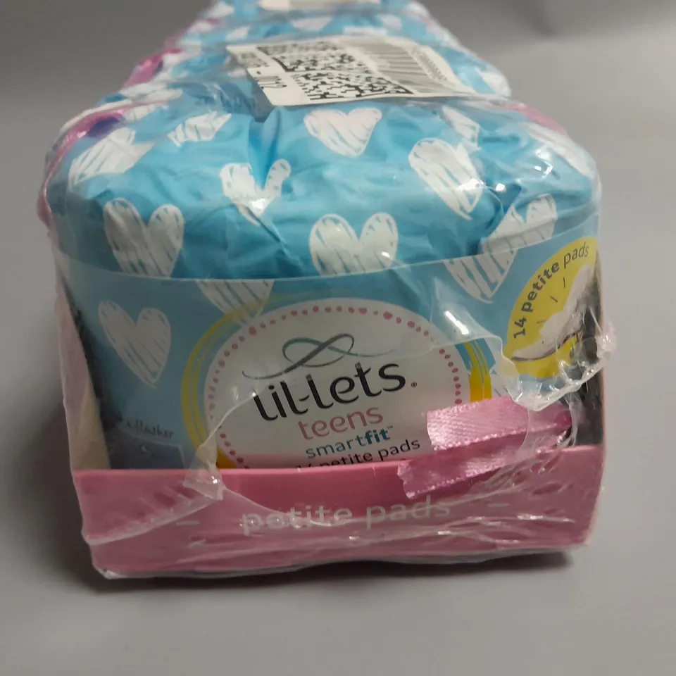 LOT OF 5 LIL-LETS TEENS SMART FIT 14 PETITE PADS