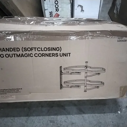 BOXED LIFE IDEAS LEFT HANDED (SOFT CLOSING) SWING OUTMAGIC CORNERS UNIT
