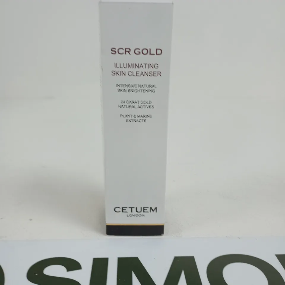 CETUEM LONDON SCR GOLD ILLUMINATING SKIN CLEANSER 100ML