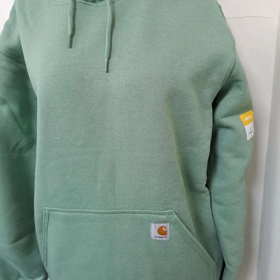 CARHARTT KHAKI HOODIE SIZE L