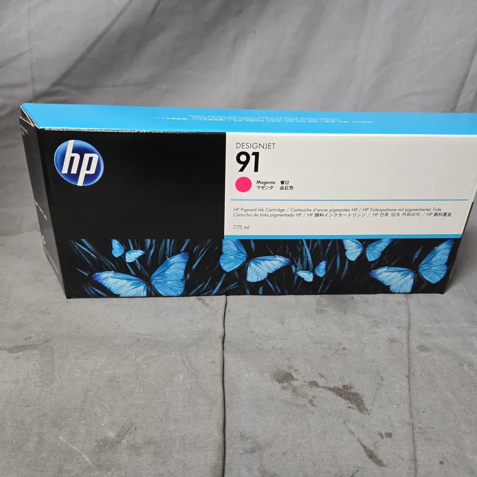 APPROXIMATELY 10 X HP DESIGNJET 91 MAGENTA PIGMENT INK CARTRIDGE