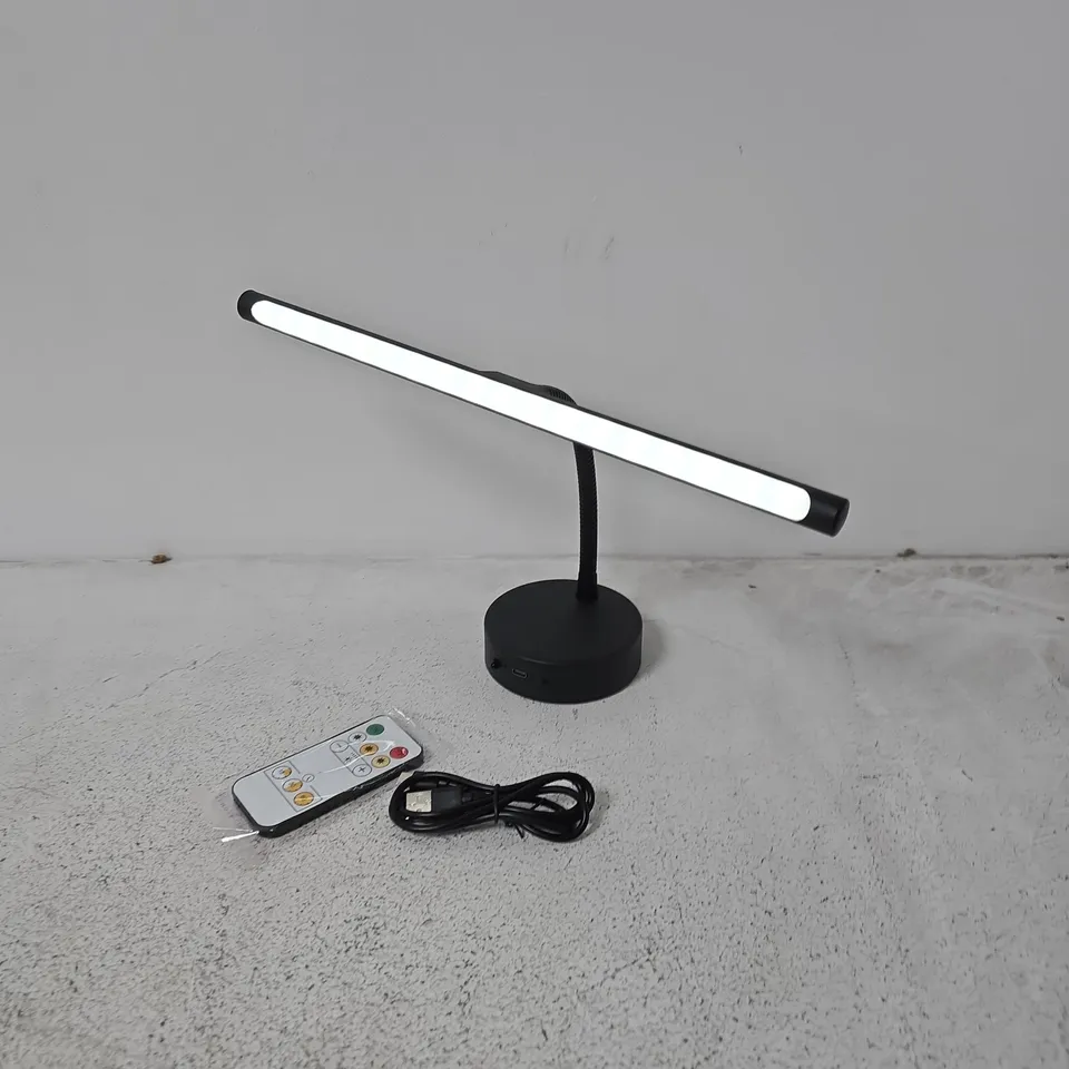 LED BAR DESK LAMP WITH REMOTE – BLACK