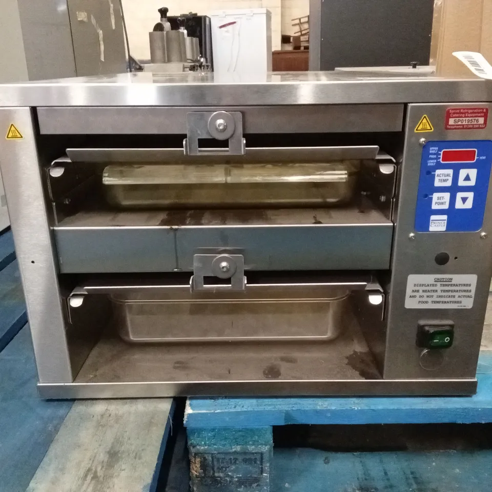 PRINCE CASTLE 1.9KW DEDICATED HOLDING BIN - DHB2PT-20PUBGBN