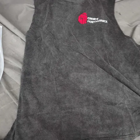CHOICE PERFORMANCE SLEEVELESS TOP – GREY, SIZE L