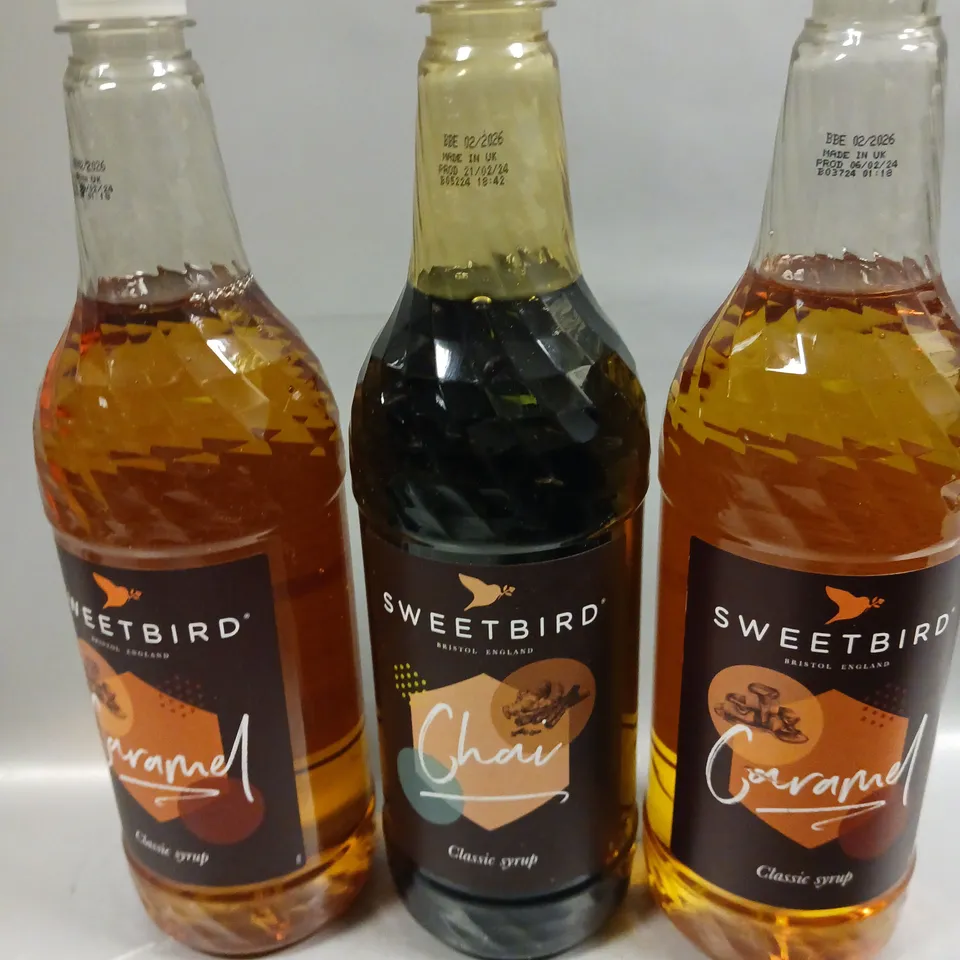 6 X SEALED SWEETBIRD CLASSIC SYRUPS - COLLECTION ONLY 