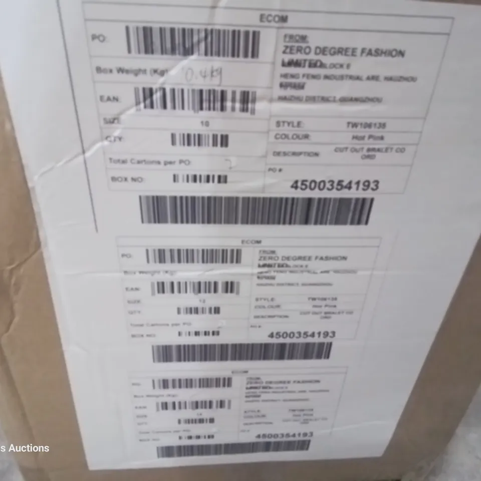 CASE OF MISSGUIDED HOT PINK CUT OUT BRADLET SIZES 10, 12 & 14