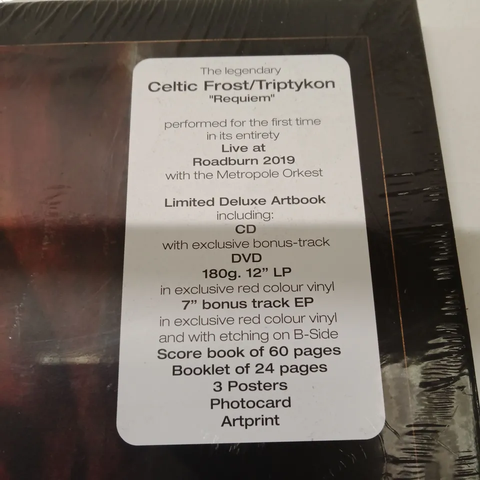 CELTIC FROST/TRIPTYKON – REQUIEM: LIMITED DELUXE ARTBOOK (CD, DVD, LP)