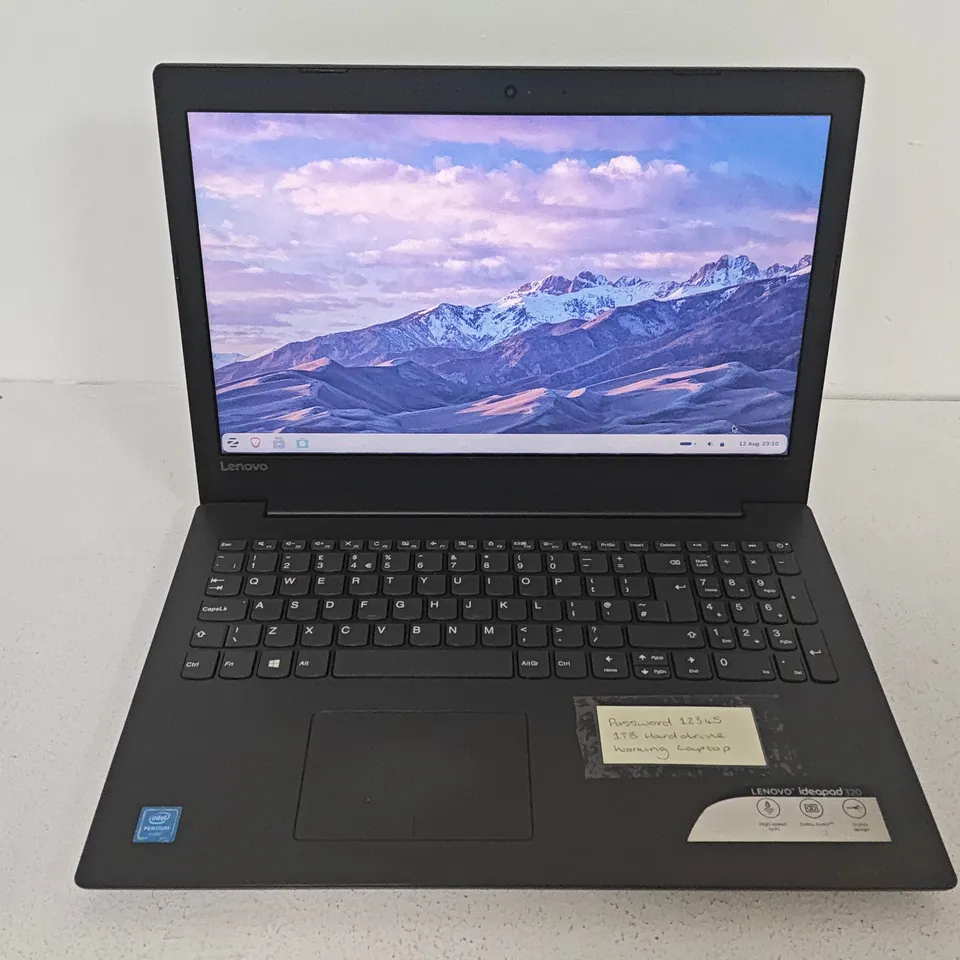 UNBOXED LENOVO IDEAPAD 320 INTEL PENTINUM 1TB LAPTOP IN BLACK