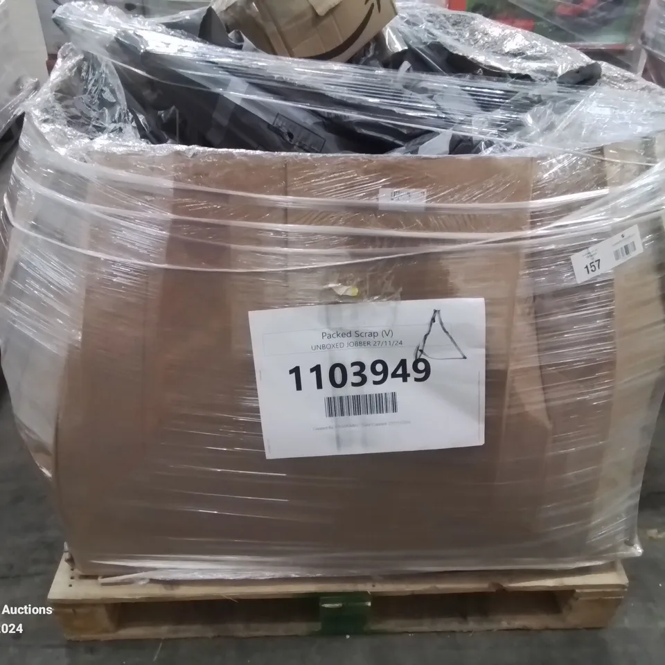 PALLET OF APPROXIMATELY 25 UNPROCESSED RAW RETURN HOUSEHOLD AND ELECTRICAL GOODS TO INCLUDE;