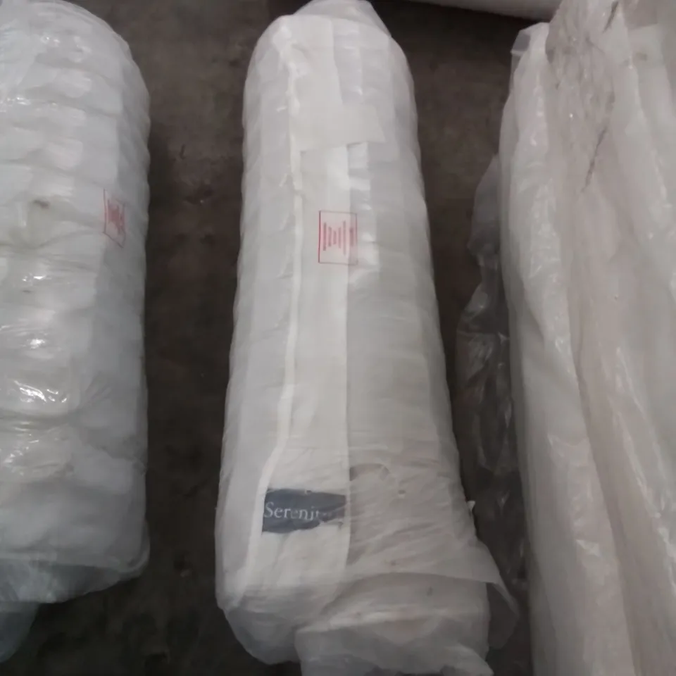 QUALITY BAGGED 4'6" DOUBLE SERENITY HYBRID COIL AND MEMORY FOAM MATTRESS