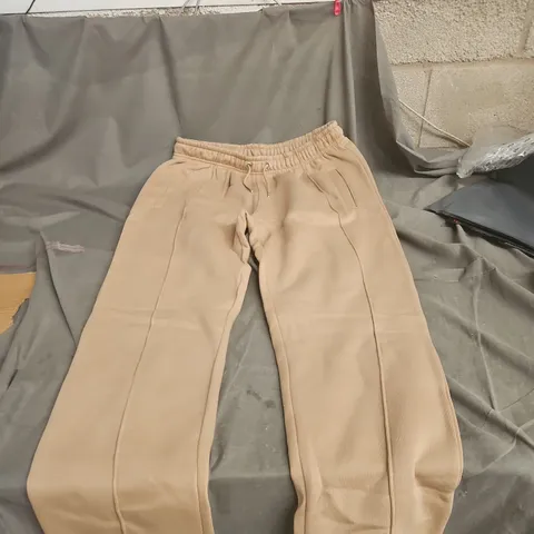 VOI LONDON BEIGE JOGGER-STYLE TRACKSUIT BOTTOMS SIZE M
