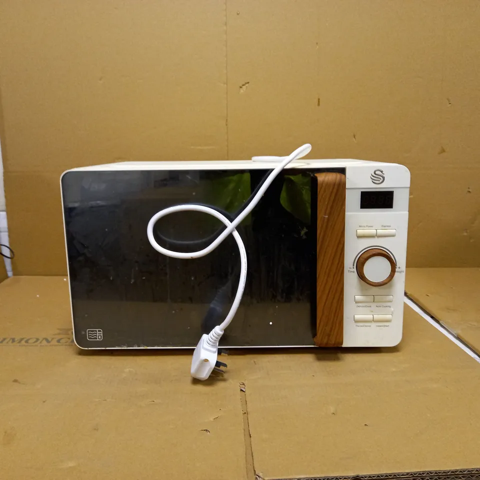SWAN SM22036WHTN NORDIC DIGITAL MICROWAVE