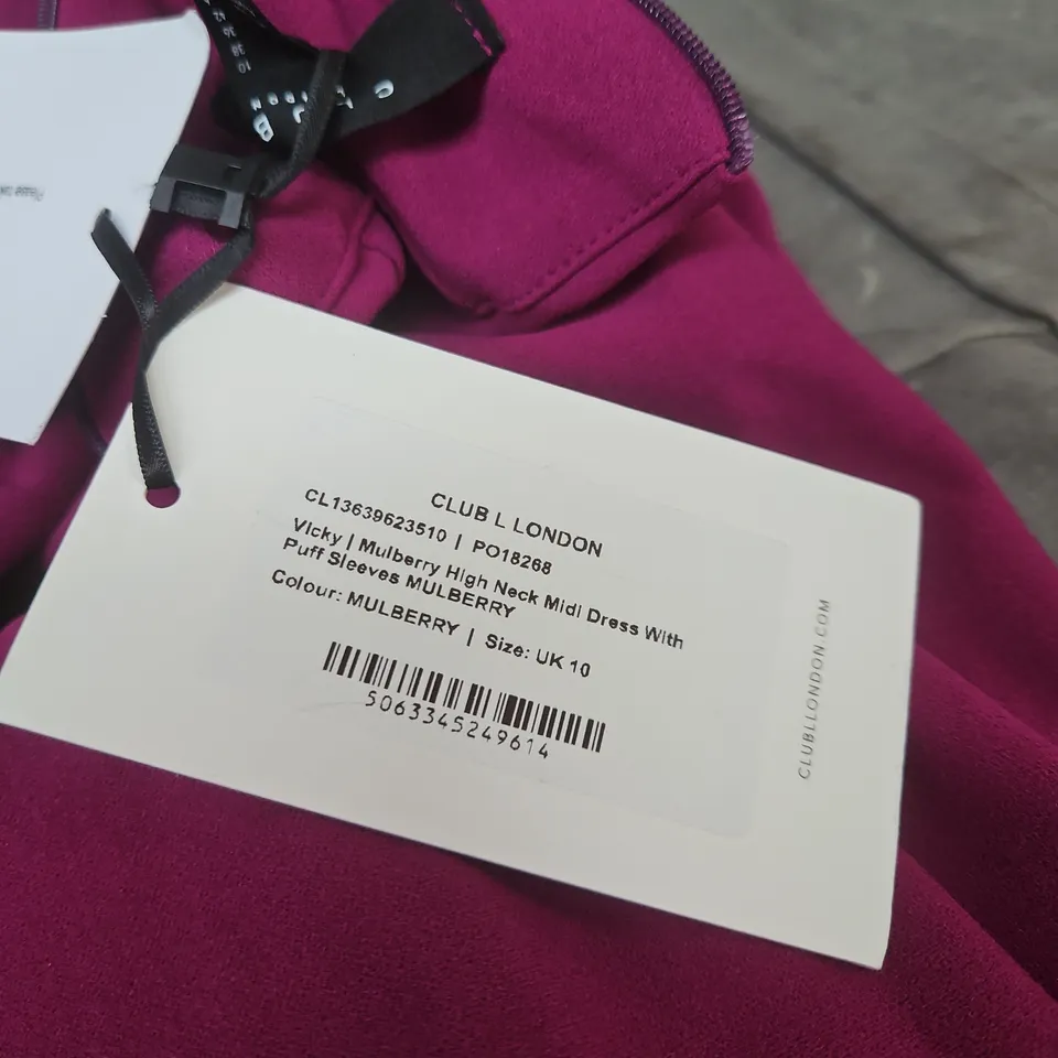 CLUB LONDON MULBERRY DRESS – WOMEN'S, UK SIZE 10