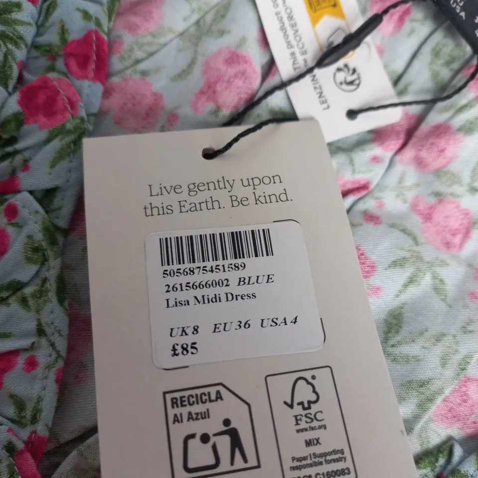 NOBODY'S CHILD LISA MIDI DRESS - UK8 