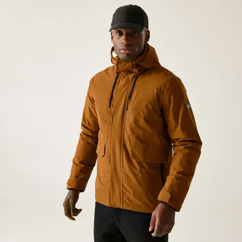 BRAND NEW REGATTA MEN'S STERLINGS WATERPROOF INSULATED JACKET | GLAZED GINGER 5XL